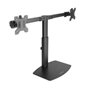 Suporte para 2 monitores TooQ DB1727TN-B/até 6kg
