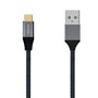 Cabo USB 3.1 Aisens A107-0630/ USB Type-C Macho - USB Macho/ 50cm/ Cinza