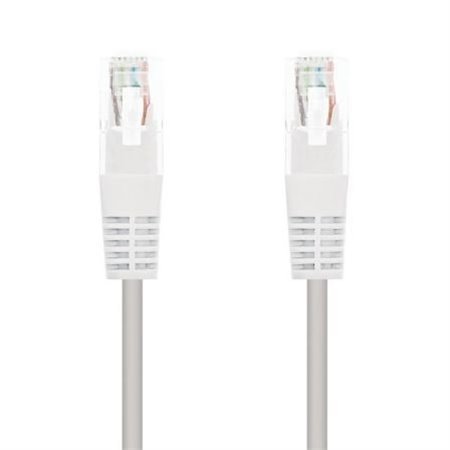 Cabo de Rede RJ45 UTP Nanocable 10.20.0101-W Cat.5e/ 1m/ Branco