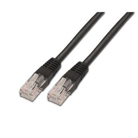 Cabo de Rede RJ45 UTP Aisens A133-0202 Cat.5e/ 50cm/ Preto