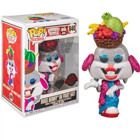 Funko Pop! Looney Tunes Bugs Bunny With Fruit Hat Glitter Diamond Effect Exclusive Special Edition 51731