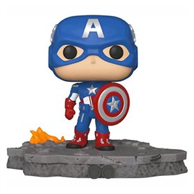 Funko Pop! Deluxe Marvel Avengers Captain America Assemble 45076