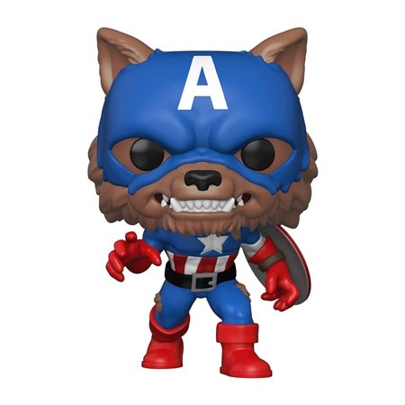 Funko Pop! Marvel Captain America Capwolf Limited Edition Exclusive 55506