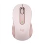 Mouse logitech m650 médio óptico sem fio sem fio rosa