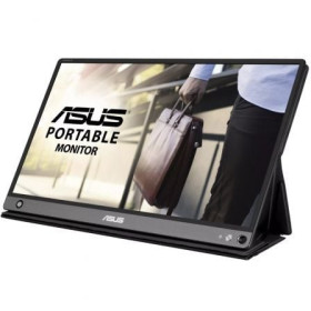 Monitor portátil Asus ZenScreen Go MB16AHP 15,6"/ Full HD/ Multimídia/ Prata e preto