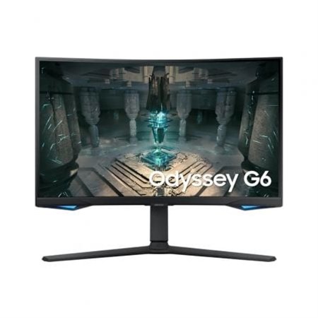 Monitor Gaming inteligente curvo Samsung Odyssey G6 S27BG650EU 27"/ QHD/ 1 ms/ 240 Hz/ VA/ Smart TV/ Multimídia/ Preto