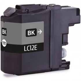 Brother LC12E Tinteiro Preto - Compatível