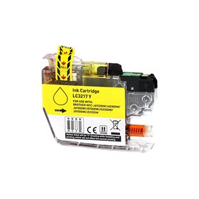 Brother LC3217 Tinteiro Amarelo - Compatível