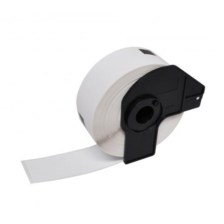 Brother DK11203 - Etiquetas Precortadas para Pastas - 17x87 mm - 300 Unidades - Texto Preto sobre fundo branco - Compatível