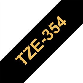 Brother TZe354 Cinta Laminada de Etiquetas - Compatível