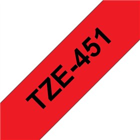 Brother TZe451 Cinta Laminada de Etiquetas - Compatível