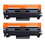 Brother TN2420/TN2410 Preto Pack de 2 Cartuchos de Toners - Compatível