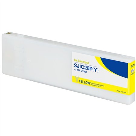 Epson SJIC26P Tinteiro Amarelo Pigmentado - Compatível