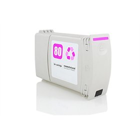 HP 80 Tinteiro Magenta - Compatível