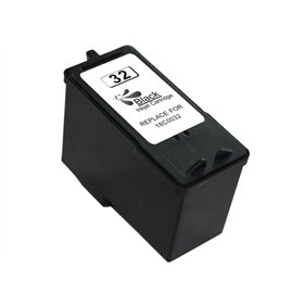 Lexmark 32 Tinteiro Preto - Compatível