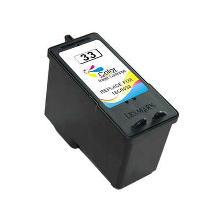 Lexmark 33 Tinteiro Cores - Compatível