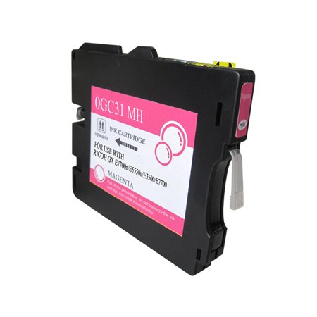 Ricoh GC31M Tinteiro Magenta Pigmentado - Compatível