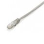 Patch cord de cabo de rede rj45 u - utp cat6 0,25m cinza