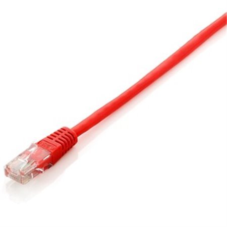 Cabo de rede patch cord rj45 u - utp cat6 0,25m vermelho