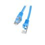 Patch cord rj45 lanberg cat.6 ftp 1m fluke passou azul