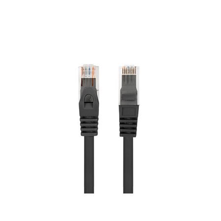 Patch cord rj45 lanberg cat.6 utp 3m preto