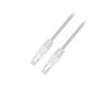 Patch cord rede utp cat5e rj45 nanocabo 1m branco awg24