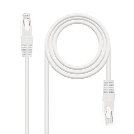 Patch cord rede utp cat.6 rj45 nanocabo 3m branco