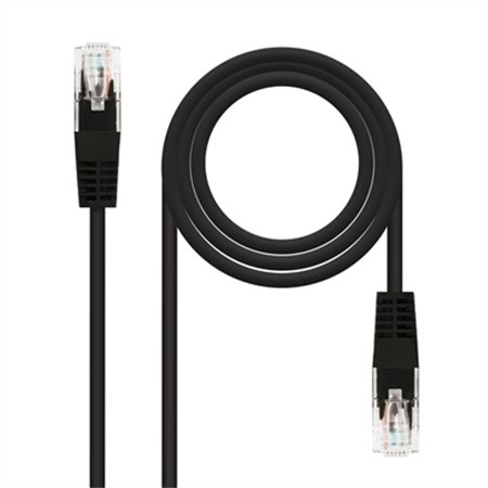 Patch cord rede utp cat.5e rj45 nanocabo 1m preto