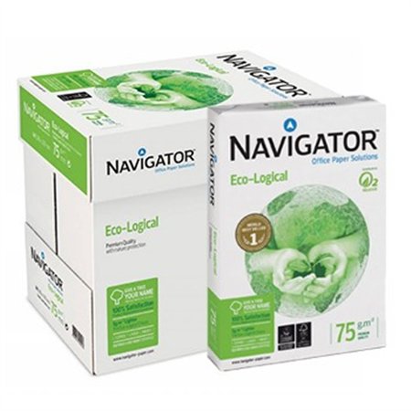 Papel 075gr Fotocopia A4 Navigator Premium Ecolog 5x500Fls
