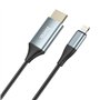 Cabo Adaptador Conversor Lightning para HDMI, Full HD 1080p, Hoco UA15 - Cinzento
