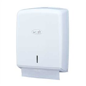 Dispensador Toalhas Mão Zig-Zag Branco