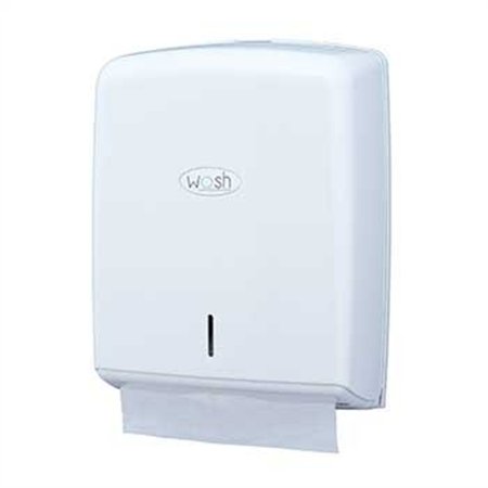 Dispensador Toalhas Mão Zig-Zag Branco
