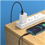 Cabo de Dados e Carregamento USB para Lightning, Hoco S51 Extreme - Preto