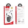 Estojo com Cabo de Carregamento USB, com Ponta Magnética Tipo-C, Micro USB e Lightning, Hoco S50 3-in-1 - Preto