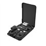 Estojo com Cabo de Carregamento Tipo-C, com Pontas USB, Micro USB, Tipo-C e Lightning, Hoco U86 - Preto