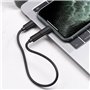 Estojo com Cabo de Carregamento Tipo-C, com Pontas USB, Micro USB, Tipo-C e Lightning, Hoco U86 - Preto