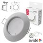 Aro Redondo Fixo Cónico Branco P/ Mr16-Gu10 Avide