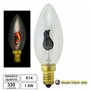 Lâmpada E14 1.5W 230V Efeito Chama 330Lm