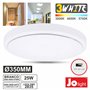 Painel Led Redondo Aplique 25W Triwhite Branco Selecionavel