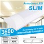 Armadura Led Batten Slim 40W 120Cm Ip40 3000K 3600Lm