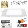 Painel Leds Quadrado 4W 105Mm Branco Frio 240Lm Prok