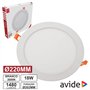 Painel Leds Redondo 18W 220Mm 3000K 1480Lm Avide