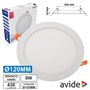 Painel Leds Redondo 6W 120Mm 6400K 430Lm Avide
