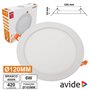 Painel Leds Redondo 6W 120Mm 4000K 420Lm Avide