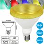 Lâmpada E27 15W80W 230V Led Par38 Amarela Ip64 1200Lm