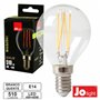 Lâmpada E14 4W 230V Filamentos Globo 2700K 510Lm
