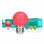Conjunto 5 Lâmpadas E27 2W10W 230V Led Vermelho