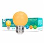 Conjunto 5 Lâmpadas E27 2W10W 230V Led Amarelo