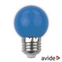 Lâmpada E27 1W Led Globo G45 Azul 30Lm Avide