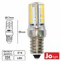 Lâmpada E14 3W25W 24V (20-30V) 32 Leds Branco Quente 220 Lm